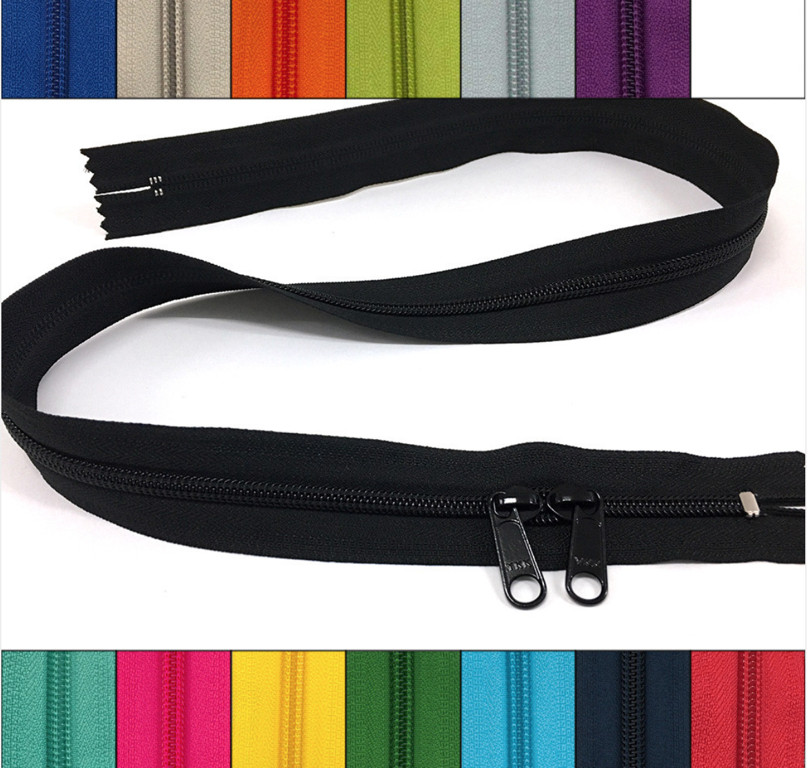 YKK Size 5 Double Slide Zipper 80cm (31") Kimz Sewing & Patchwork Centre