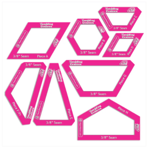 Tula Pink | Tumbling Cosmos | Acrylic Templates 3/8" Windowed